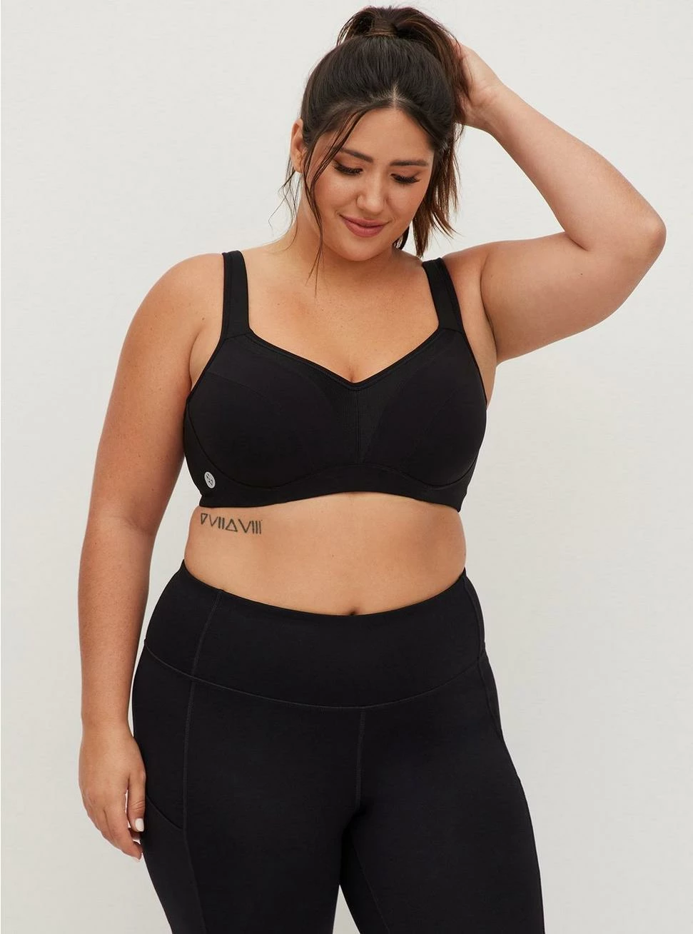 TORRID Mid Impact Underwire Solid Active Sports Bra - Image 4