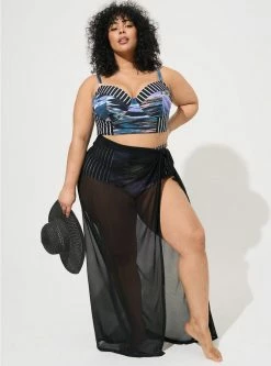 TORRID Mesh Swim Sarong Cover-Up