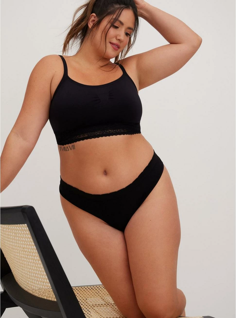 TORRID Lightly Lined Seamless Lace Band Bralette