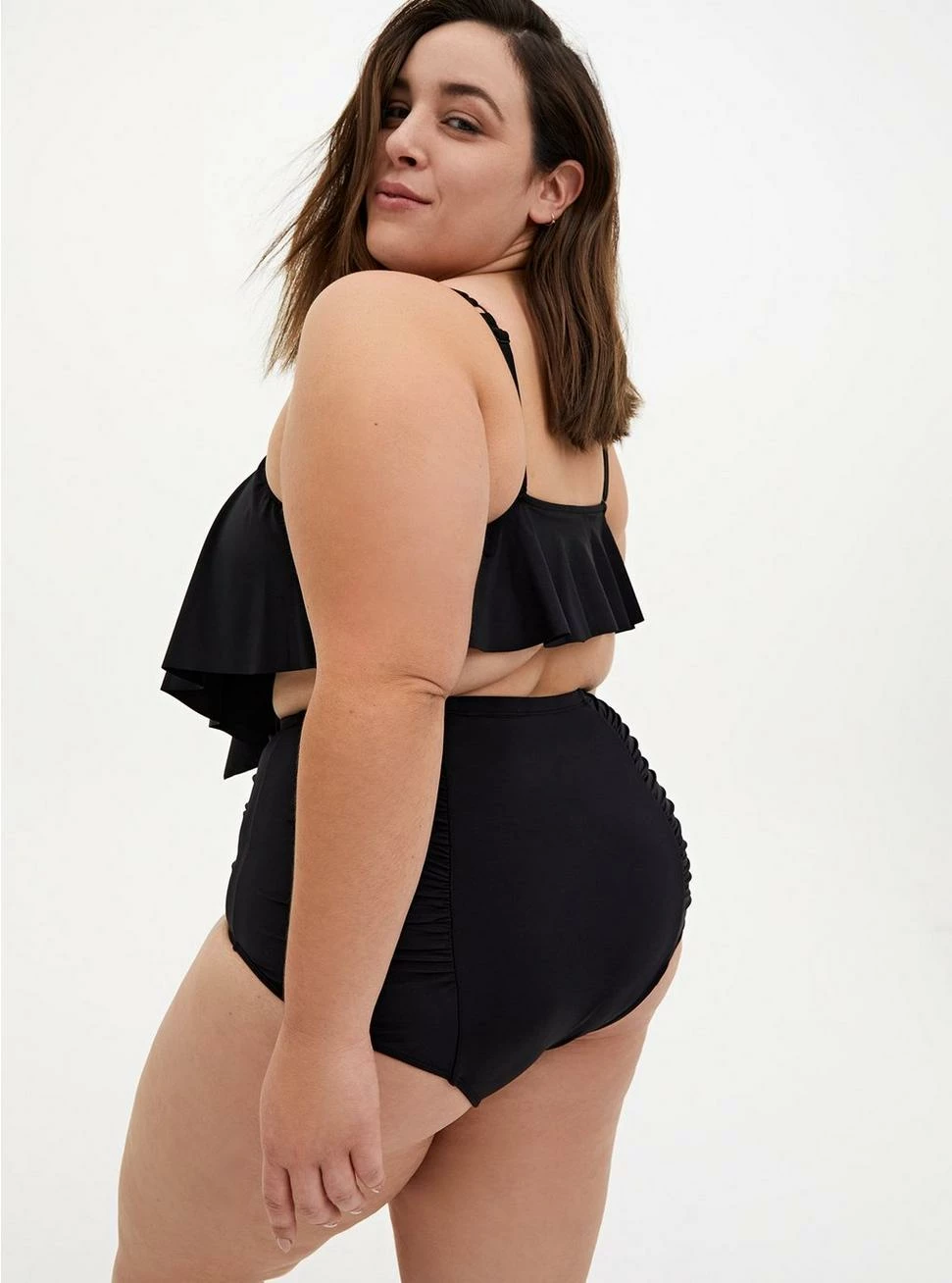 TORRID Wireless V Flounce Bikini Top - Image 3