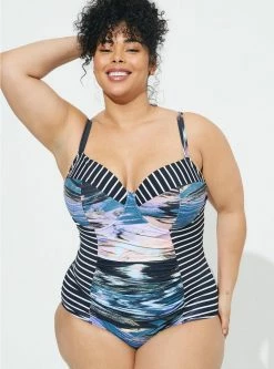 TORRID Slim Fix Underwire One Piece Swimsuit
