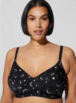 TORRID Everyday Wire-Free Lightly Lined Print 360° Back Smoothing® Bra