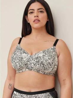 TORRID Everyday Wire-Free Lightly Lined Print 360° Back Smoothing® Bra