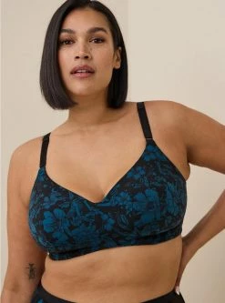 TORRID Everyday Wire-Free Lightly Lined Print 360° Back Smoothing® Bra