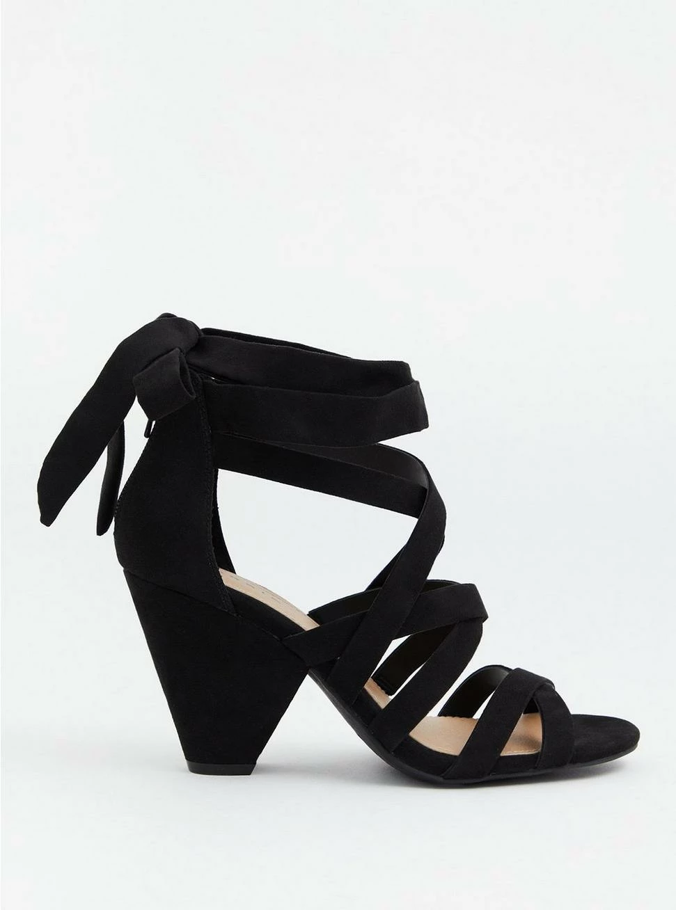 TORRID Ankle Wrap Cone Heel Sandal (WW) - Image 3