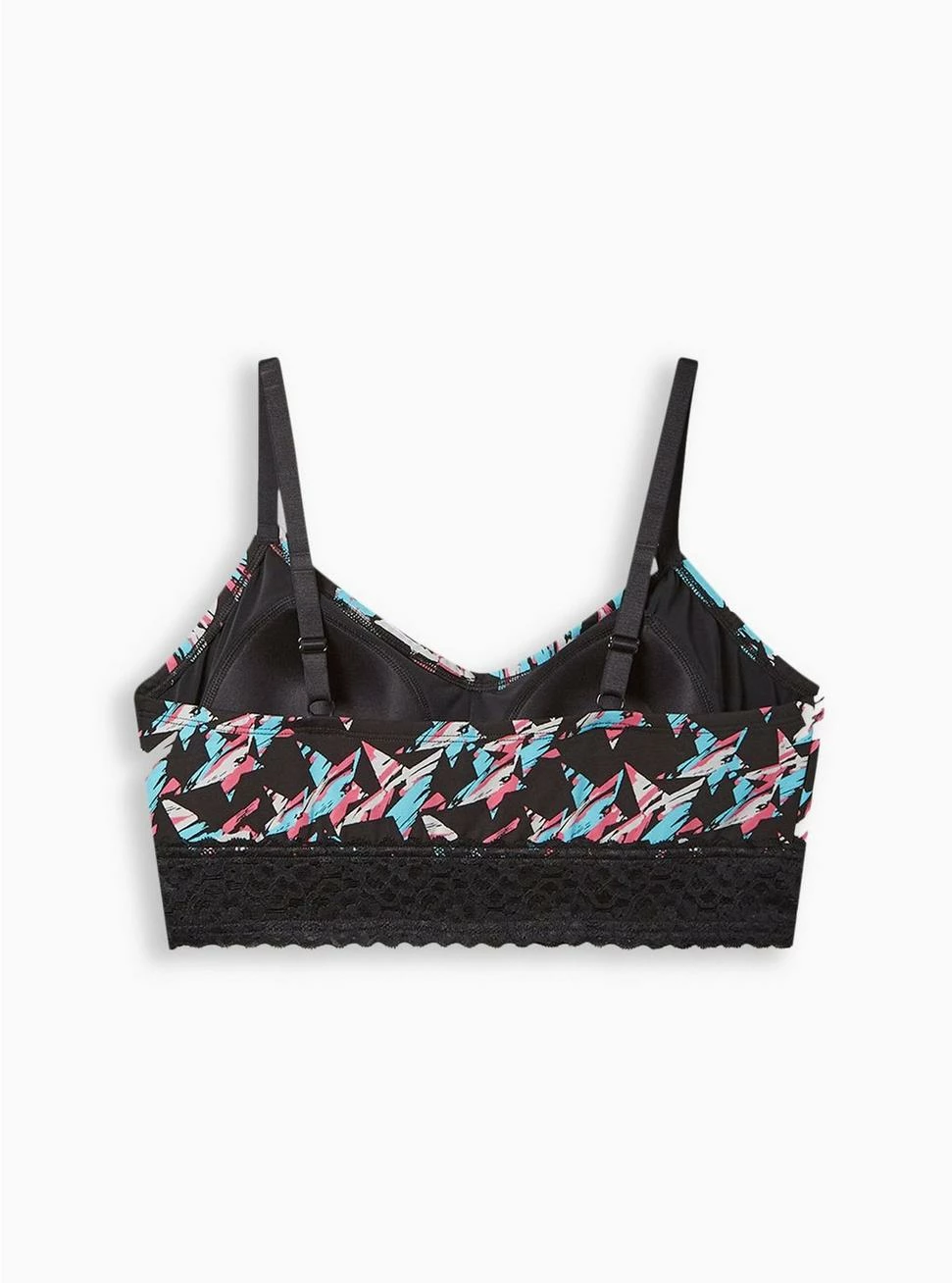 TORRID Lightly Lined Cotton Lace Hem Bralette - Image 4