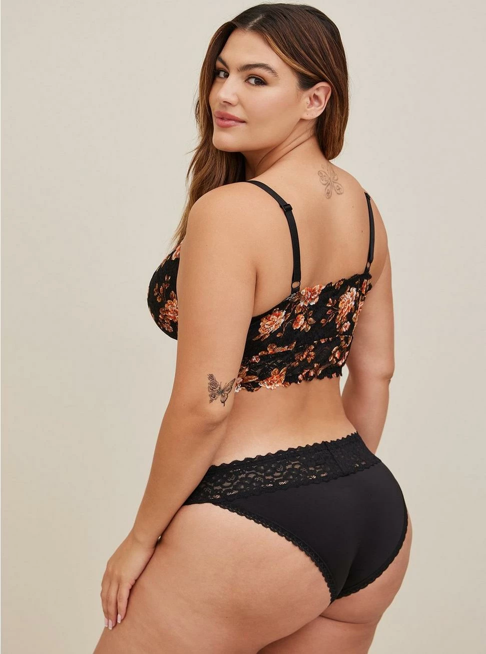 TORRID Second Skin Mid-Rise Bikini Lace Trim Panty - Image 3