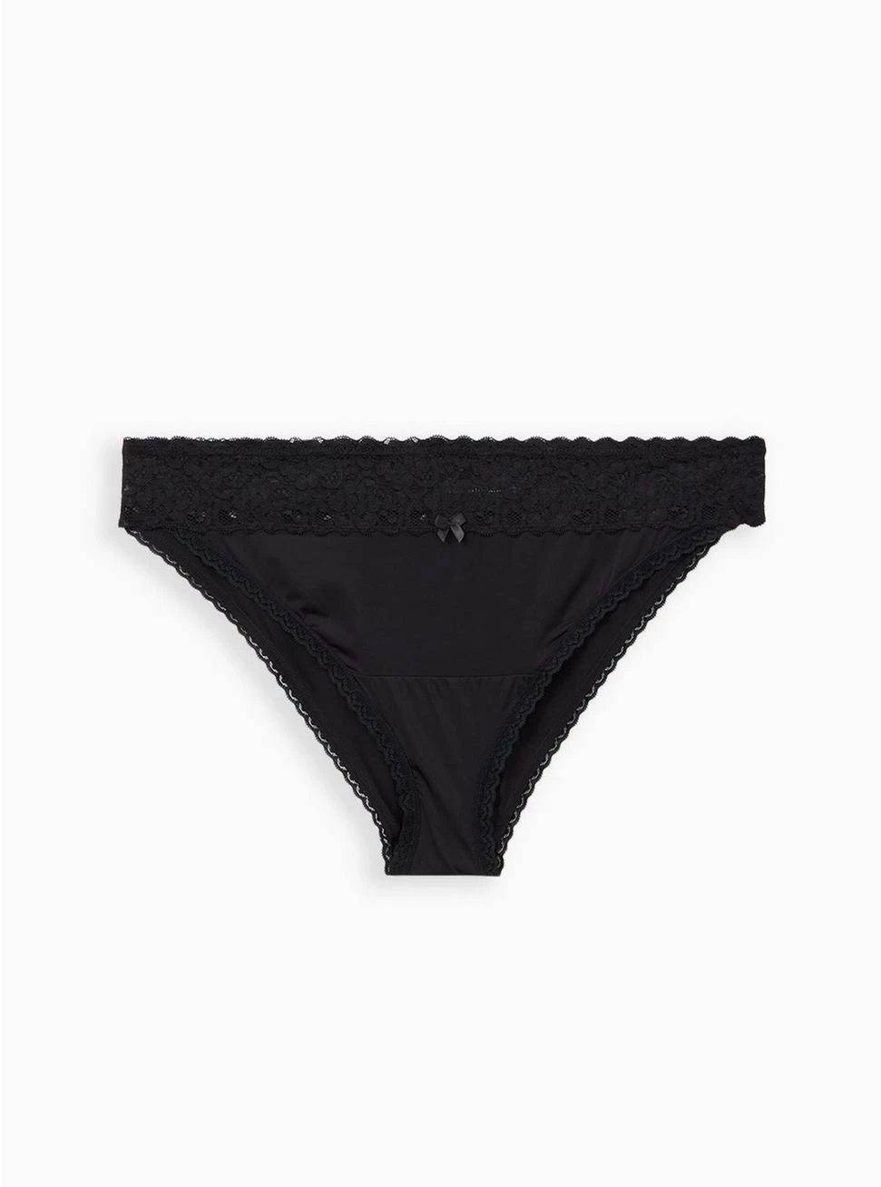 TORRID Second Skin Mid-Rise Bikini Lace Trim Panty - Image 4