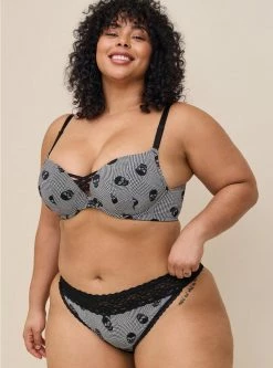TORRID Second Skin Mid-Rise Bikini Lace Trim Panty