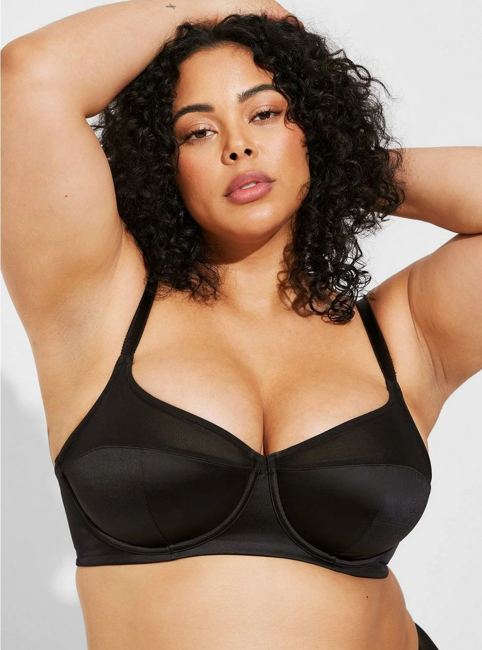 Null Balconette Unlined Shine Ballet Back Bra