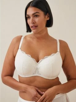 Null Full-Coverage Balconette Lightly Lined Floral Lace 360° Back Smoothing™ Bra