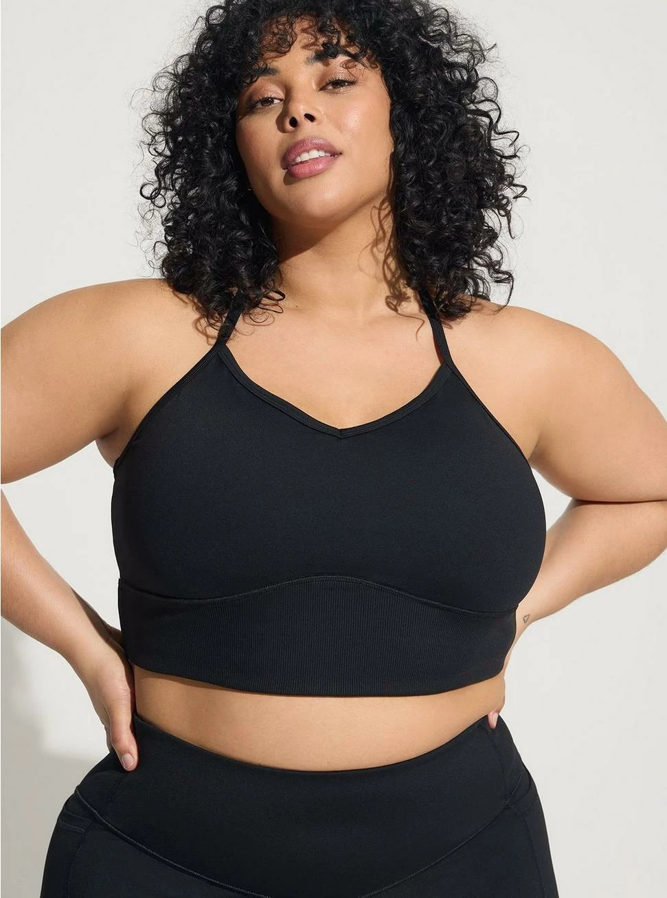 TORRID Low-Impact Wireless Rib Trim Active Sports Bra