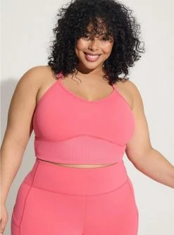 TORRID Low-Impact Wireless Rib Trim Active Sports Bra