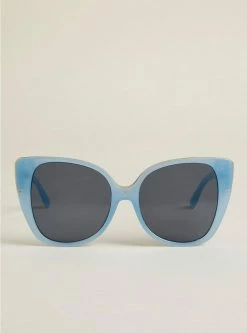 TORRID Translucent Cat Eye Smoke Lens Sunglasses