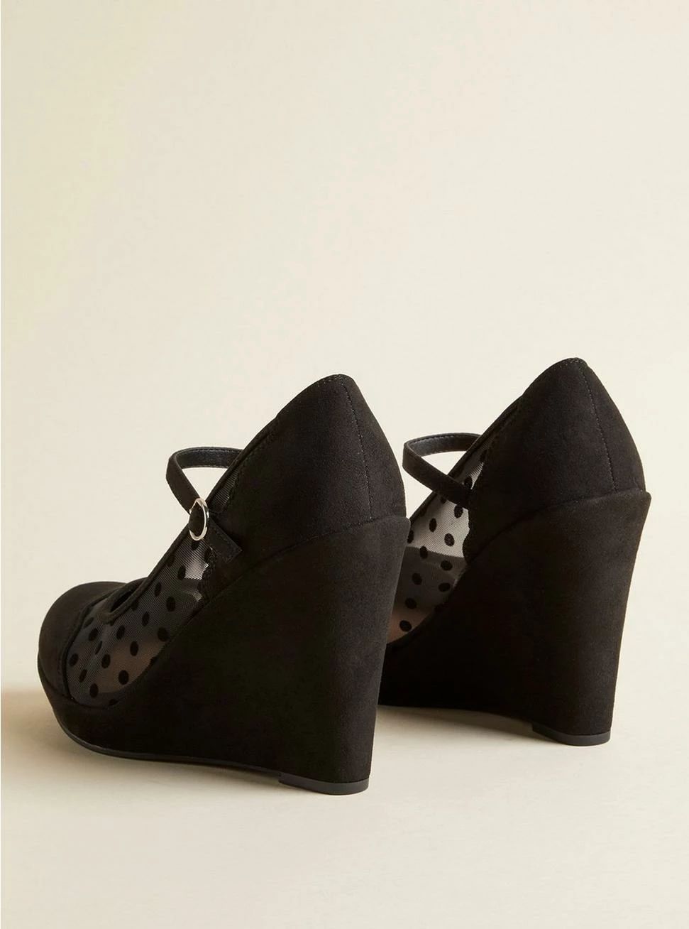 TORRID Dot Mesh Platform Wedge (WW) - Image 3