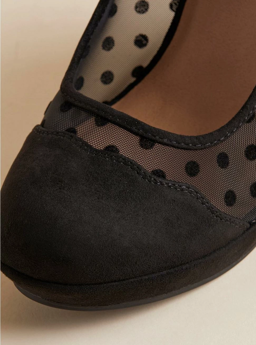 TORRID Dot Mesh Platform Wedge (WW) - Image 4