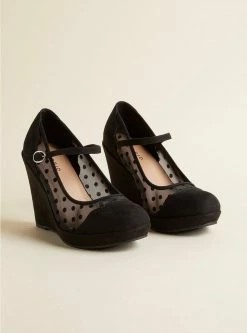 TORRID Dot Mesh Platform Wedge (WW)