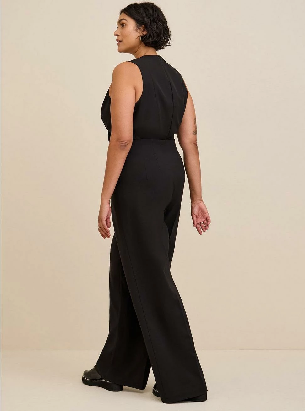 TORRID Pull-On Wide Leg Studio Refined Crepe High-Rise Pant - Image 3