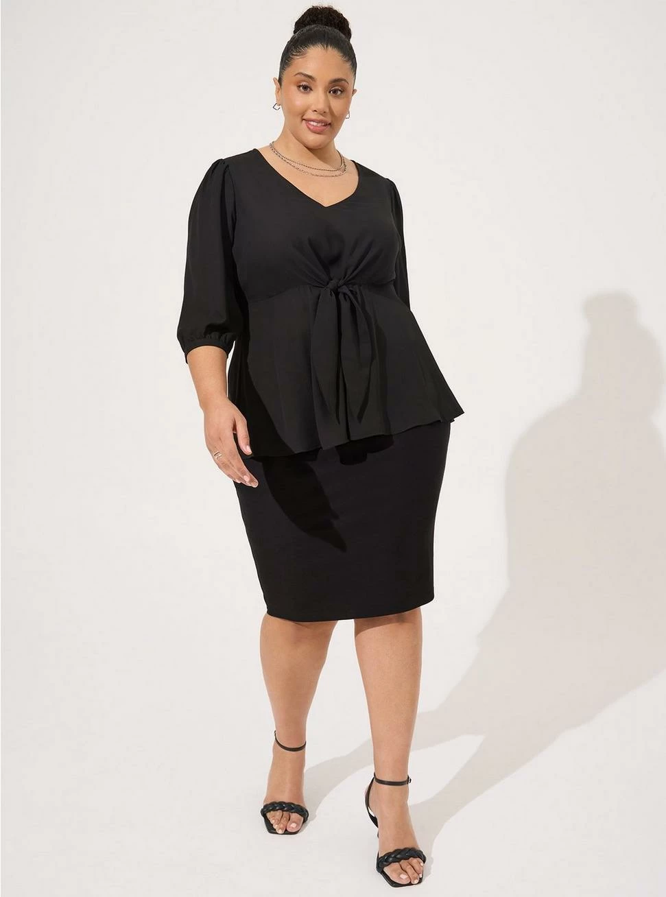 TORRID Georgette Tie-Front Blouse - Image 2