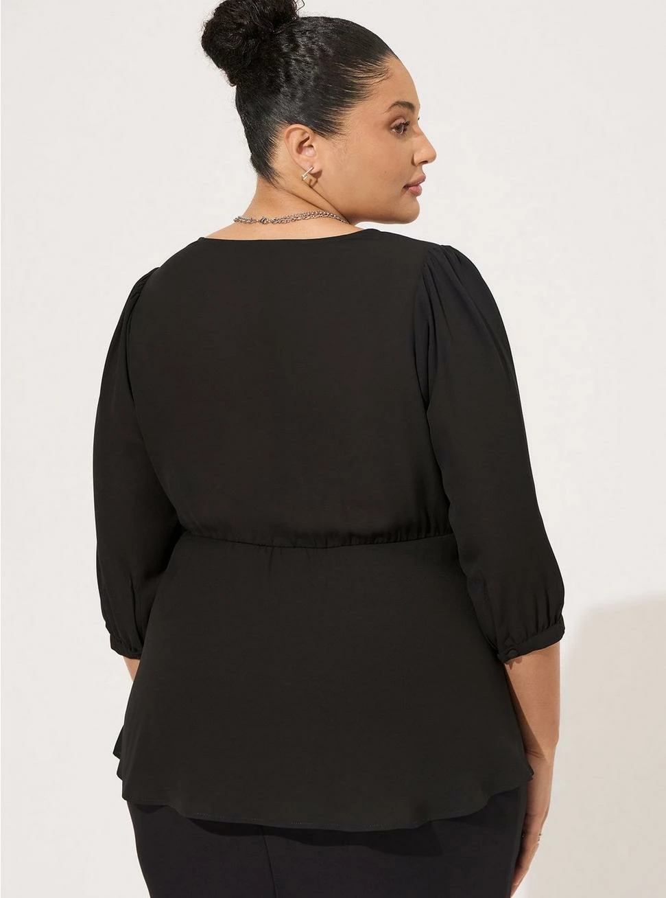 TORRID Georgette Tie-Front Blouse - Image 3