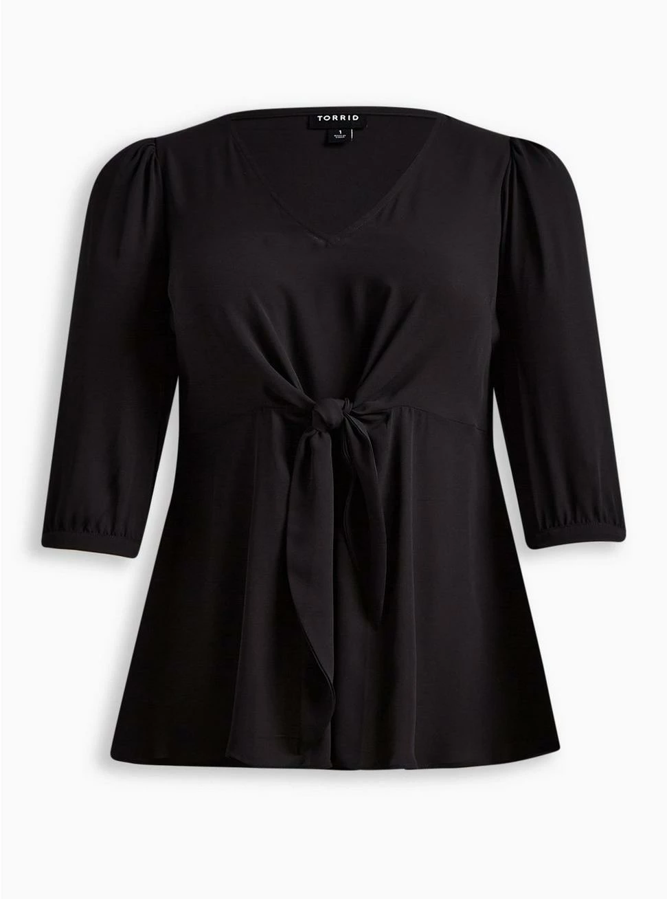 TORRID Georgette Tie-Front Blouse - Image 5