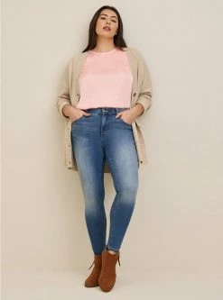 TORRID Satin Shell Top