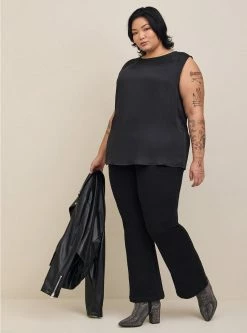 TORRID Satin Shell Top