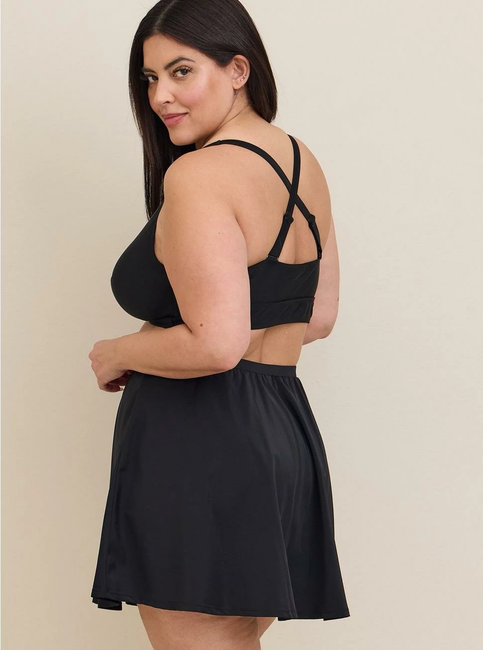 TORRID Swim Skirt With Pocket Shorts - Image 2