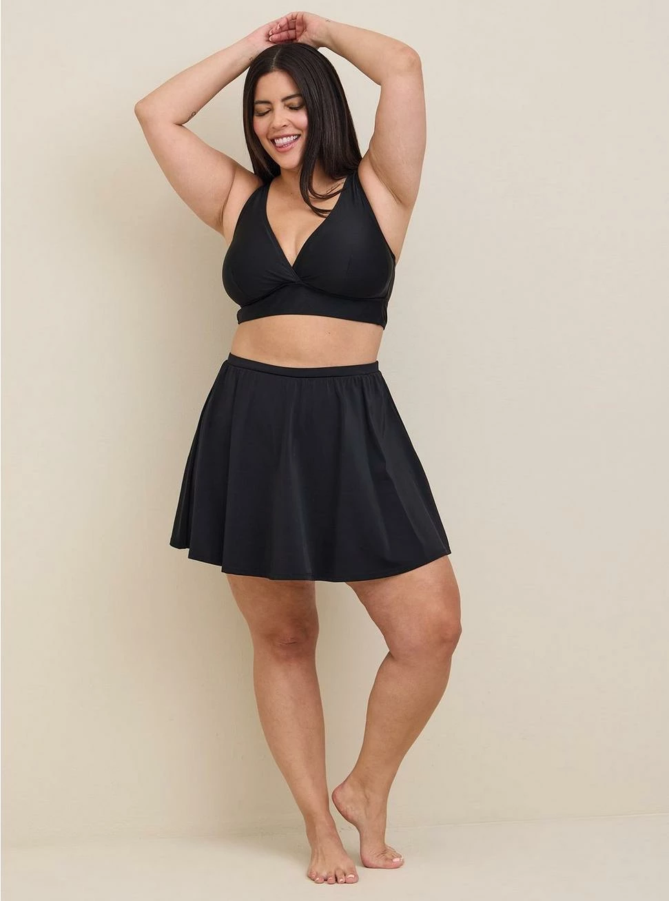 TORRID Swim Skirt With Pocket Shorts - Image 5