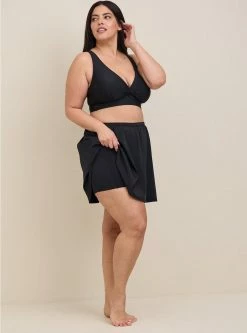 TORRID Swim Skirt With Pocket Shorts