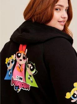 TORRID Warner Bros. Powerpuff Girls Classic Fit Cozy Fleece Zip Up Hoodie