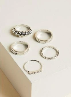 TORRID Celestial Pave Ring Set