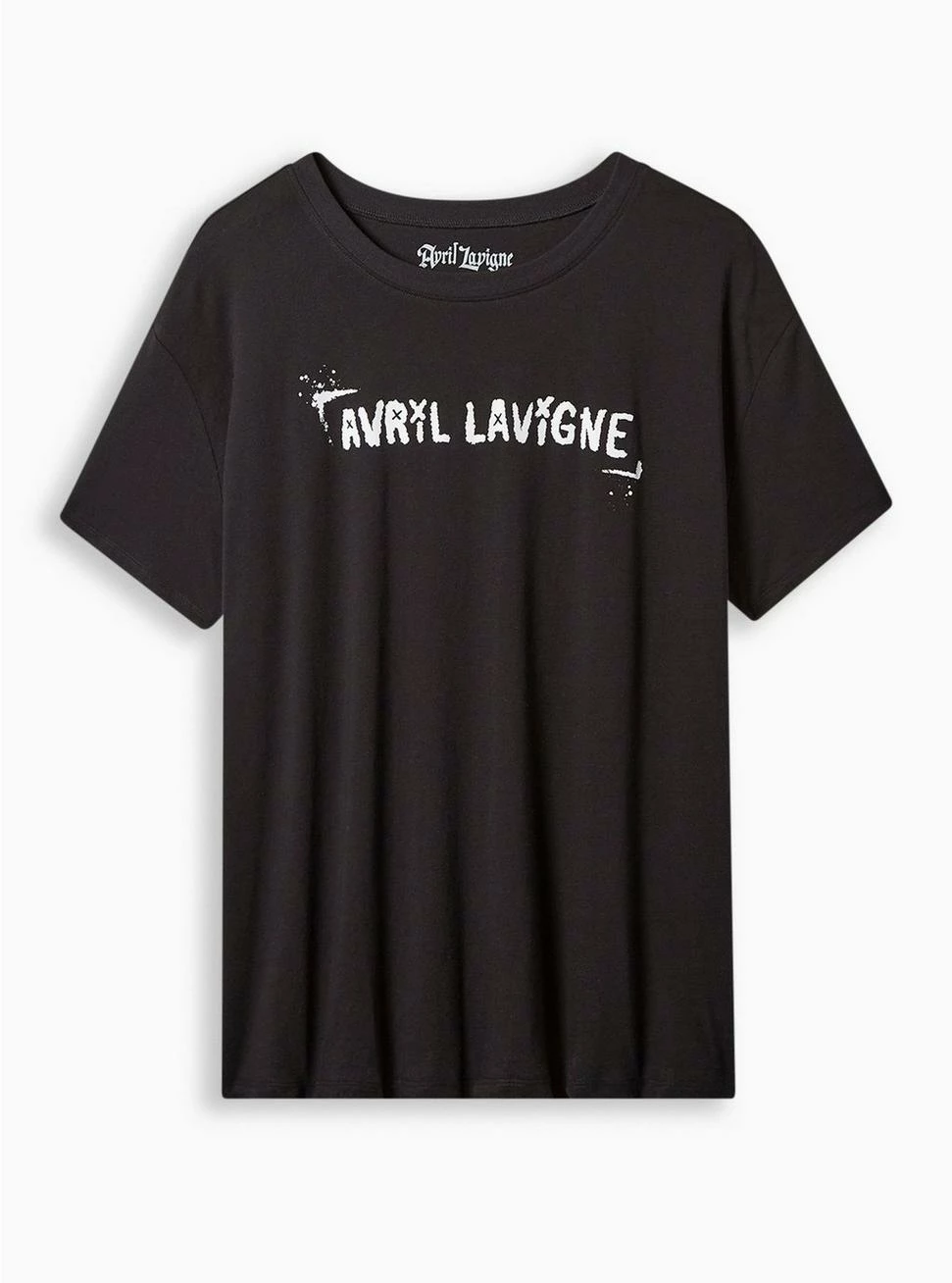 Null Avril Lavigne Relaxed Fit Cotton Crew Tee