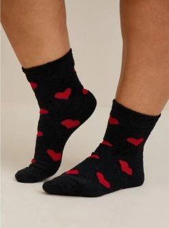 TORRID V-Day Cozy Crew Sock