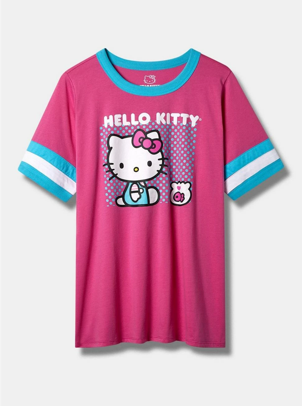 TORRID Hello Kitty Classic Fit Crew Neck Ringer Tee