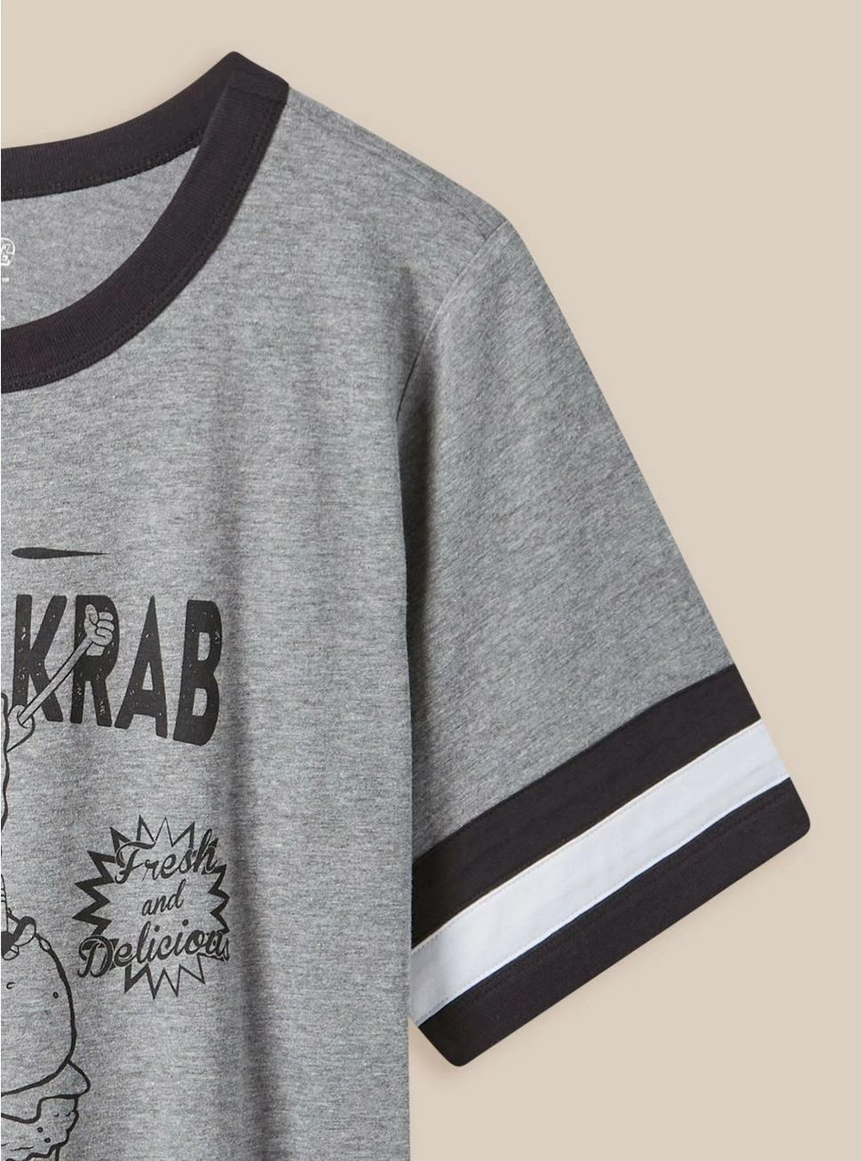 TORRID SpongeBob Classic Fit Crew Neck Ringer Tee - Image 2