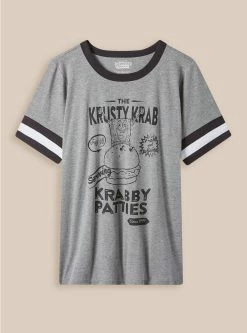 TORRID SpongeBob Classic Fit Crew Neck Ringer Tee