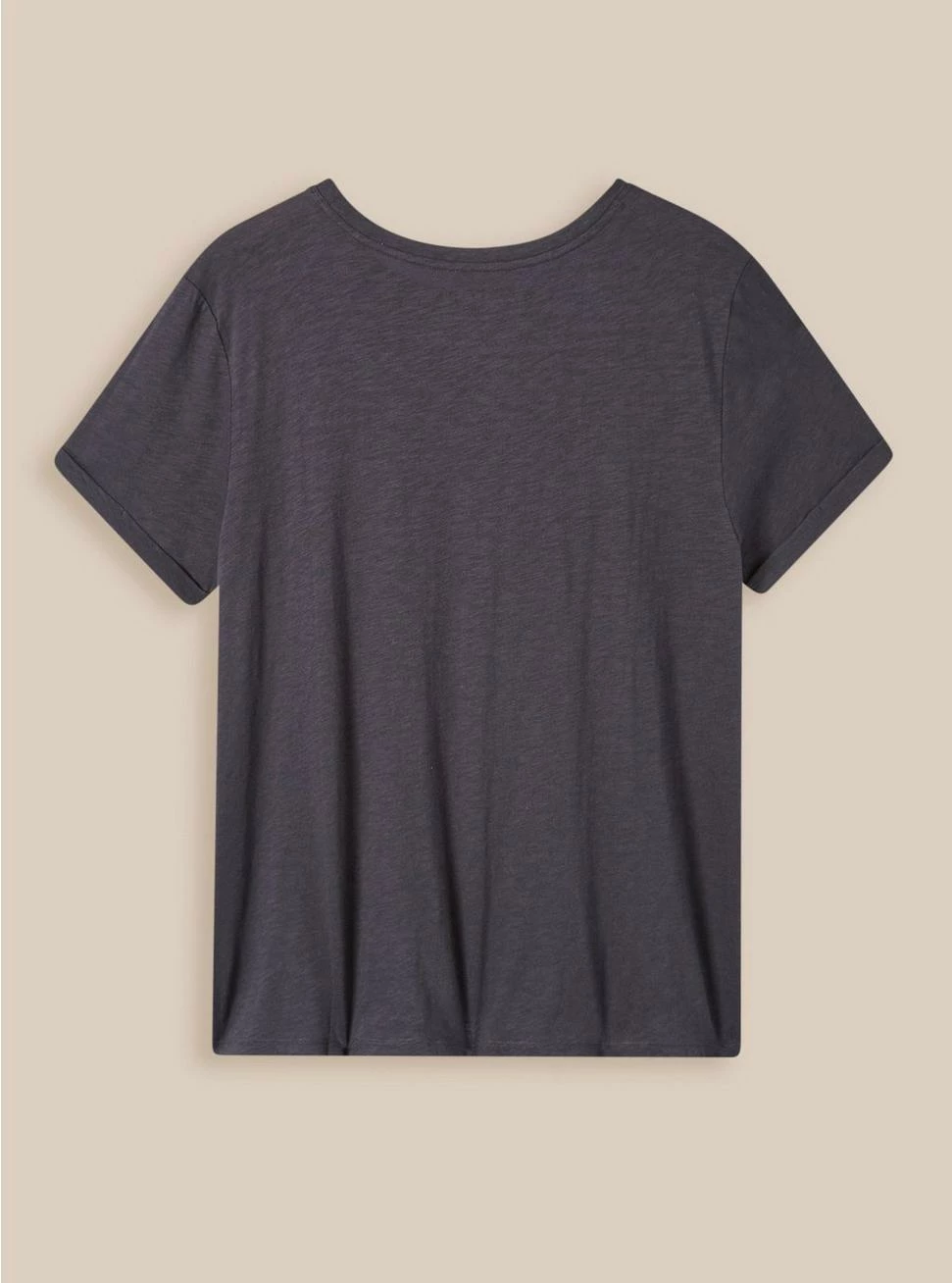 Null Music Relaxed Fit Heritage Slub Crew Neck Roll Sleeve Tee - Image 3