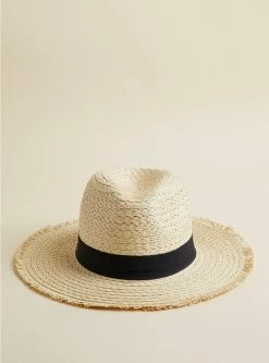 Null Frayed Edge Panama Hat