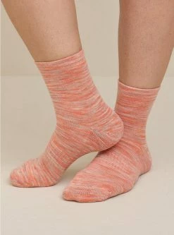 TORRID Athletic Marled Crew Sock
