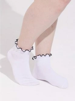 TORRID 2 Pk Ruffle Shortie Socks