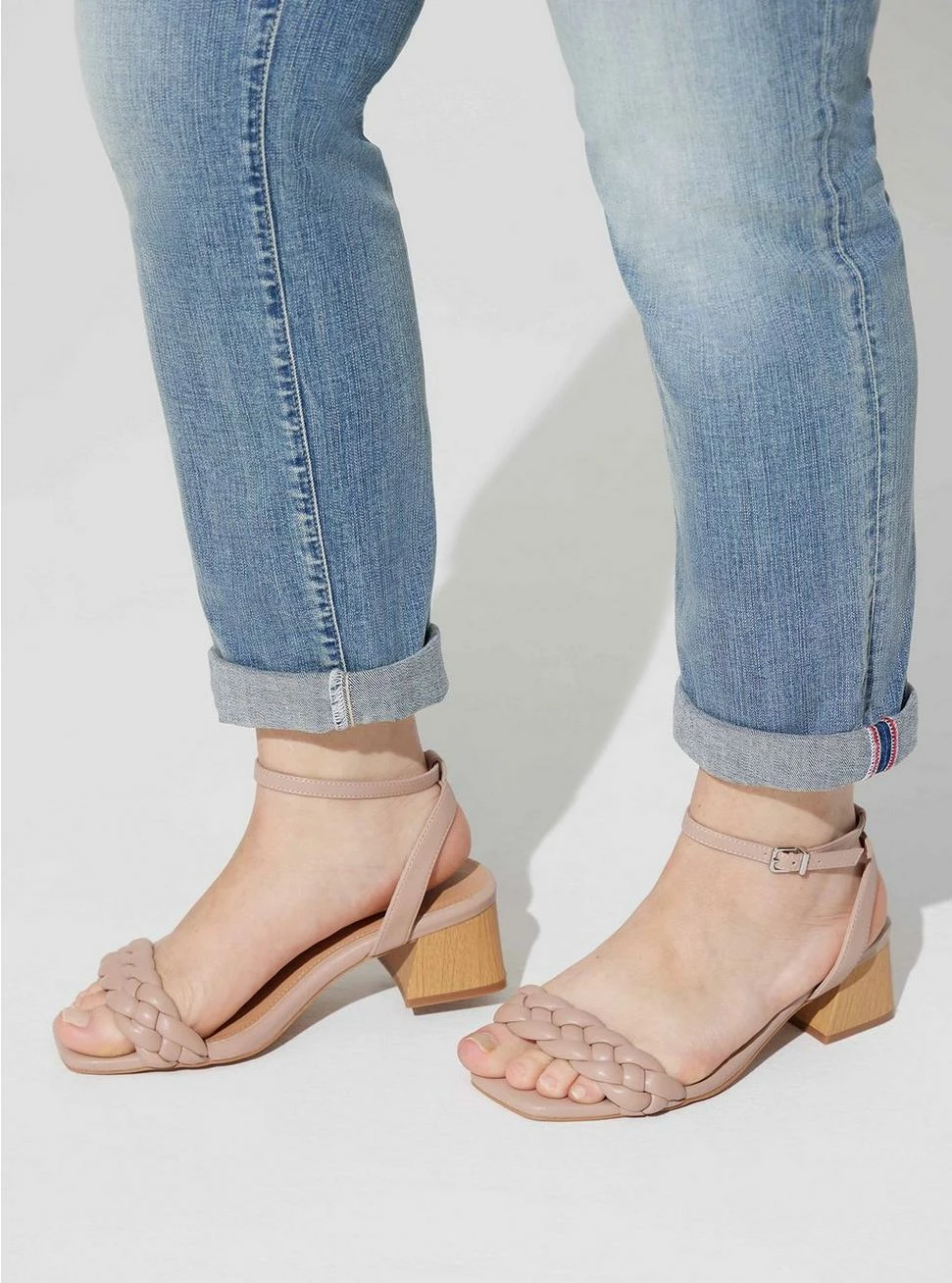 TORRID Braided Flare Heel Sandal (WW) - Image 2