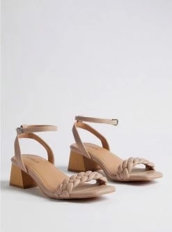 TORRID Braided Flare Heel Sandal (WW)