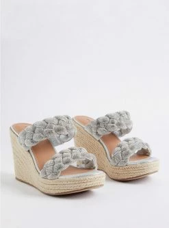 TORRID Braided Espadrille Platform Wedge (WW)
