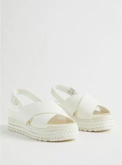 TORRID Criss Cross Flatform Sandal (WW)
