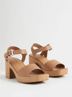 TORRID Curved Platform Heel Sandal (WW)