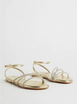 TORRID Triple Band Embroidered Sandal (WW)