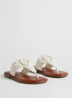 TORRID Crochet T-Strap Slide (WW)